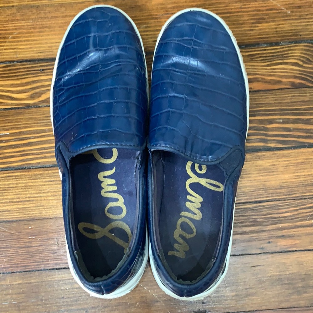 Sam Edelman blue slip ons